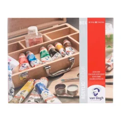 Van Gogh Acrylverf In Kist Basic met 10 Kleuren 40Ml