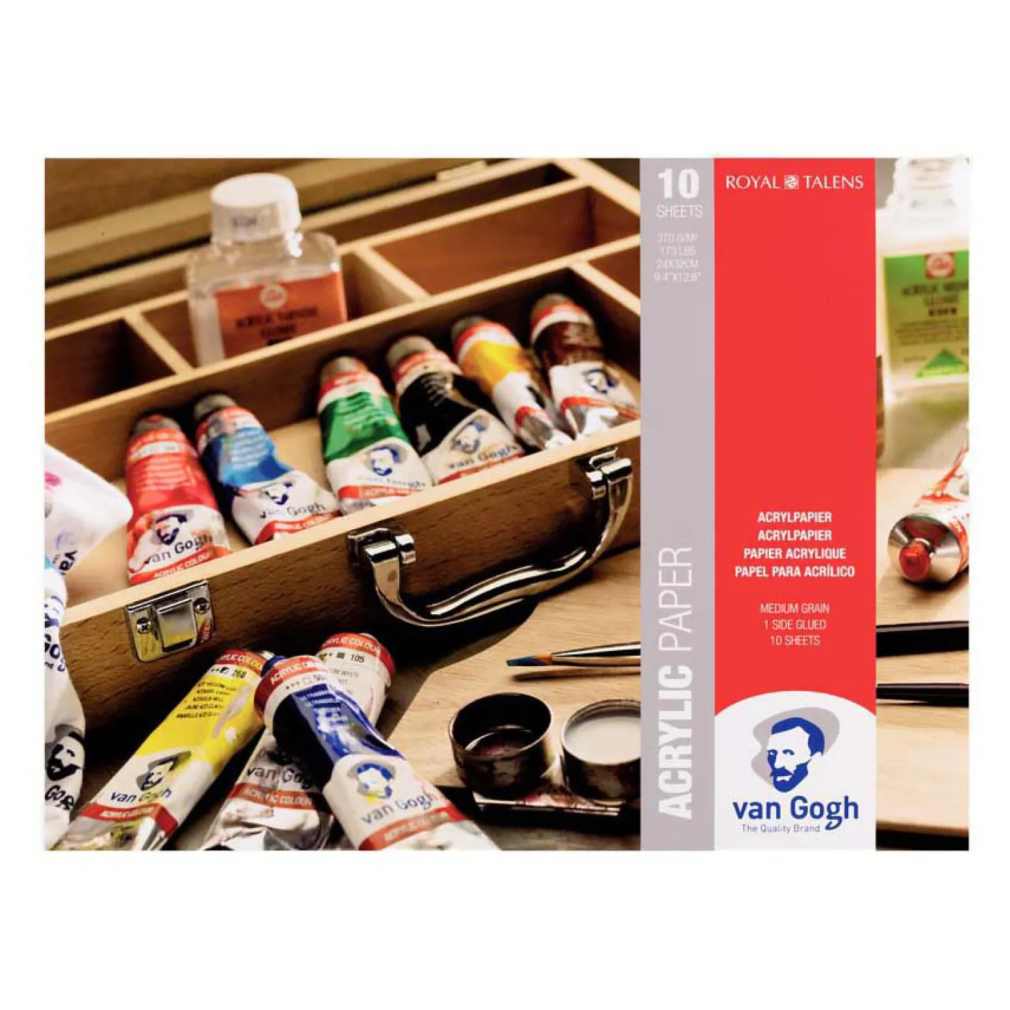 Van Gogh Blok met Acrylverfpapier 10V 370G Formaat 24x32cm