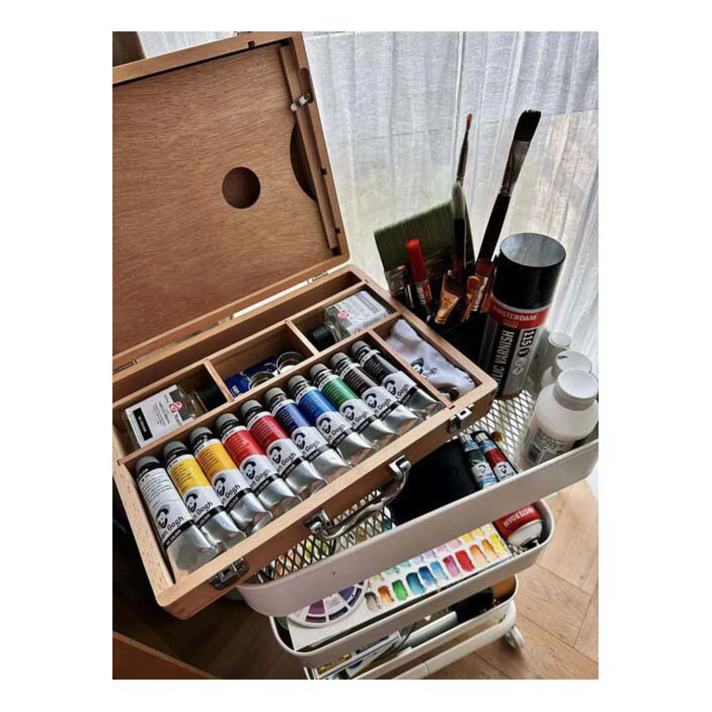 Van Gogh Olieverf Kist Basic met 10 Kleuren 40ml