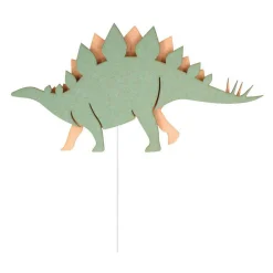 Van Tjalle en Jasper - Dino Wandlamp Stegosaurus - Hout