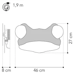 Van Tjalle en Jasper - Kikker Wandlamp - Hout