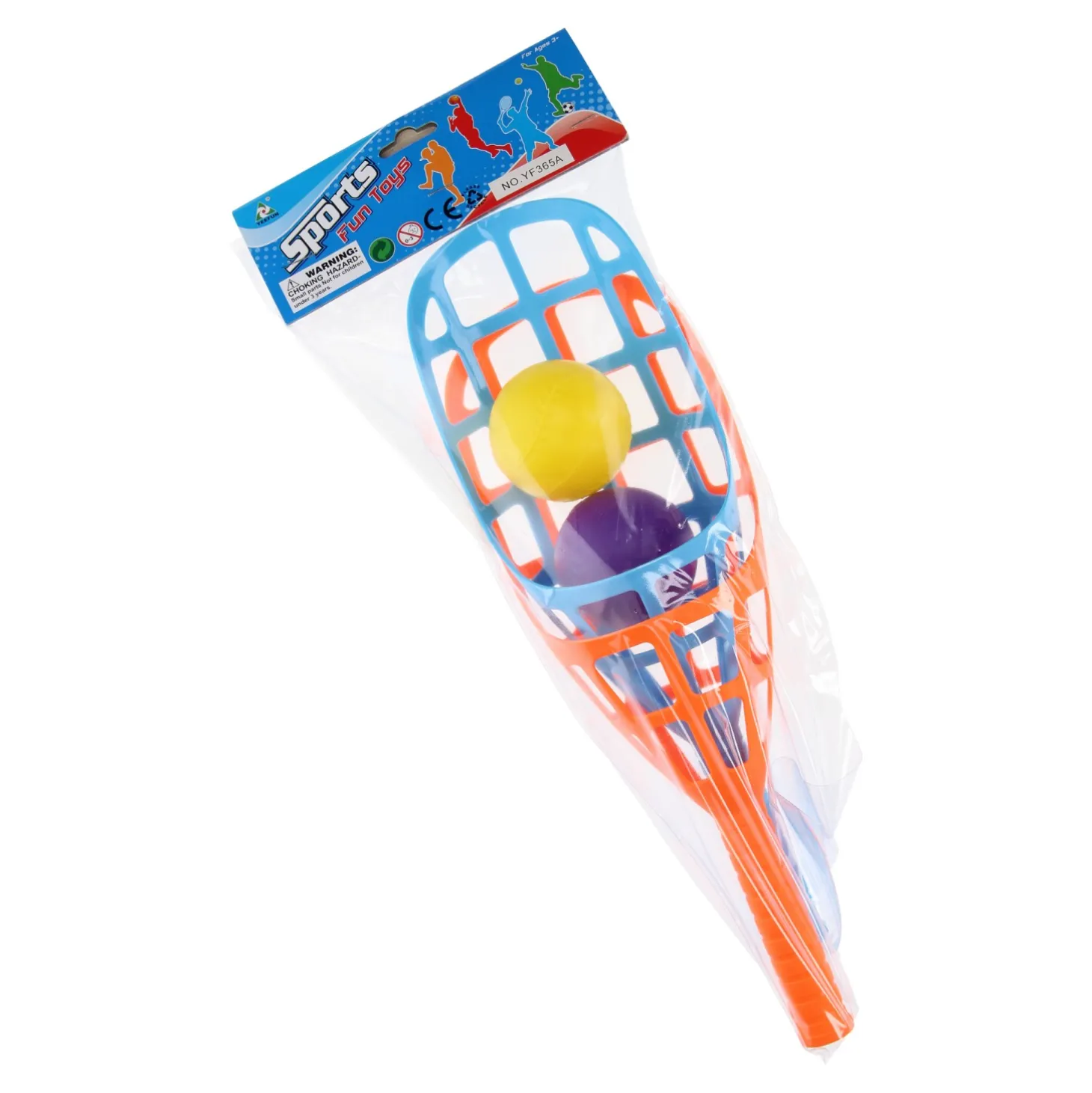 Vang- en Werpspel Blauw/Oranje
