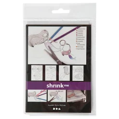 Vellen Krimpfolie met Motieven Zeemeermin, 4st.