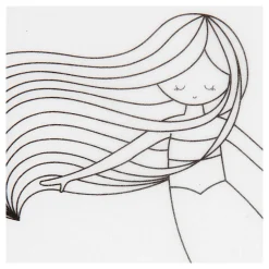 Vellen Krimpfolie met Motieven Zeemeermin, 4st.