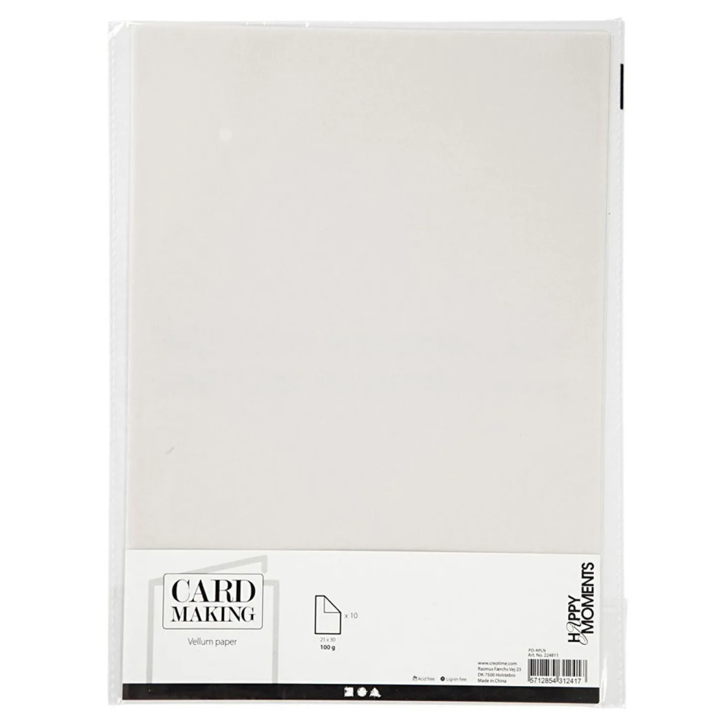 Vellumpapier A4 Off-white, 10 Vellen