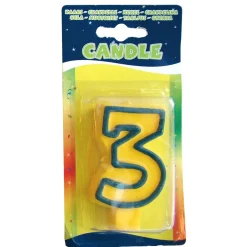 Verjaardagskaarsjes Fun - 3 jaar