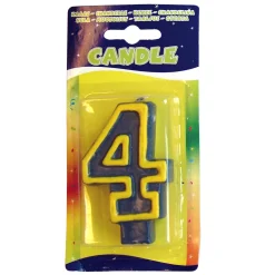 Verjaardagskaarsjes Fun - 4 jaar