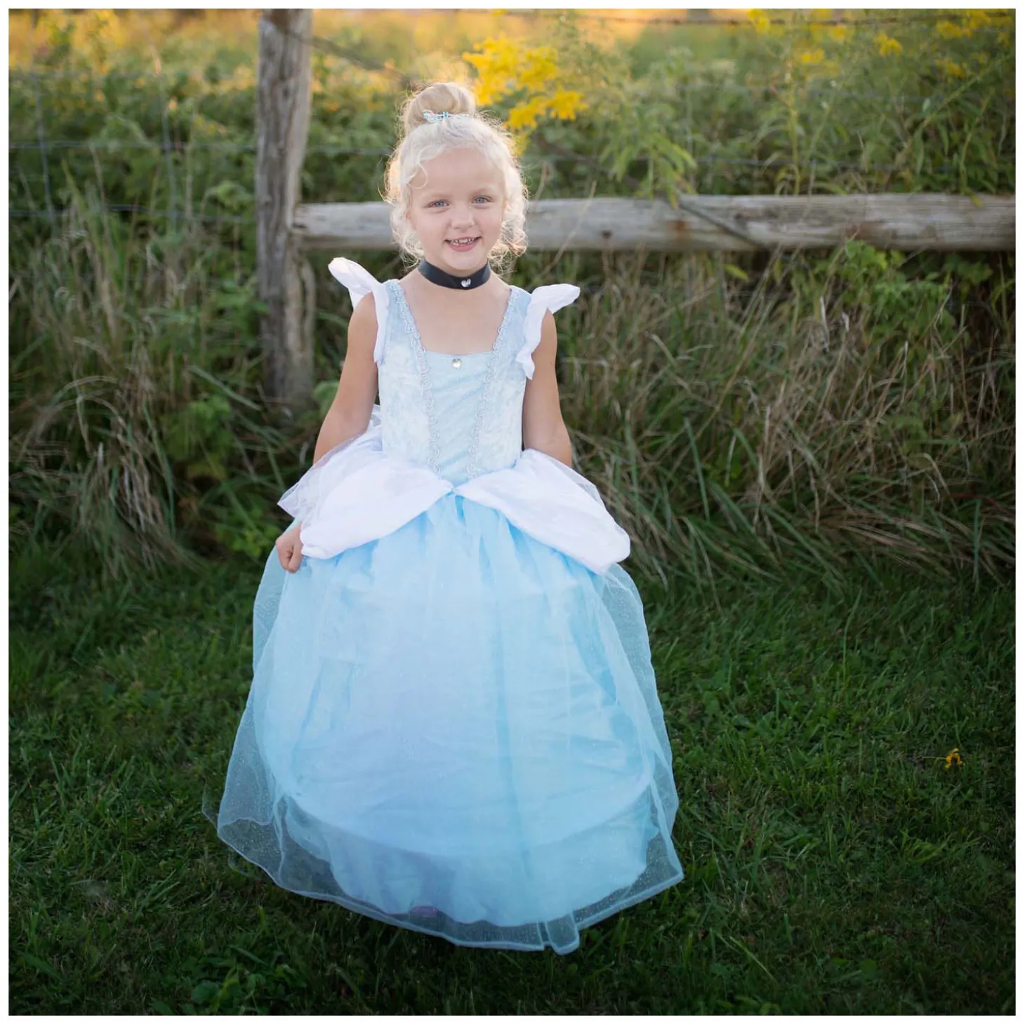 Verkleedjurk Assepoester Blauw - 3-4 Jaar