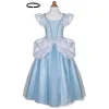 Verkleedjurk Assepoester Blauw - 7-8 Jaar
