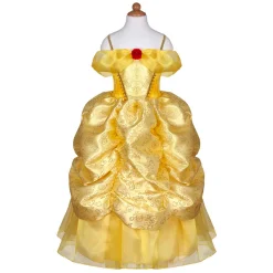 Verkleedjurk Belle Goud - 7-8 Jaar