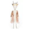 Verkleedjurk en Haarstuk Hert, 5-6 jaar