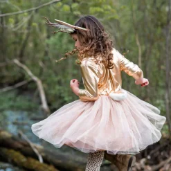 Verkleedjurk en Haarstuk Hert, 5-6 jaar