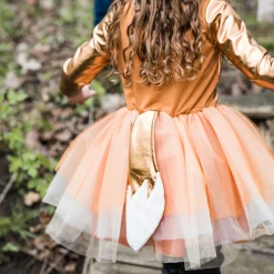 Verkleedjurk en Haarstuk Vos, 5-6 jaar