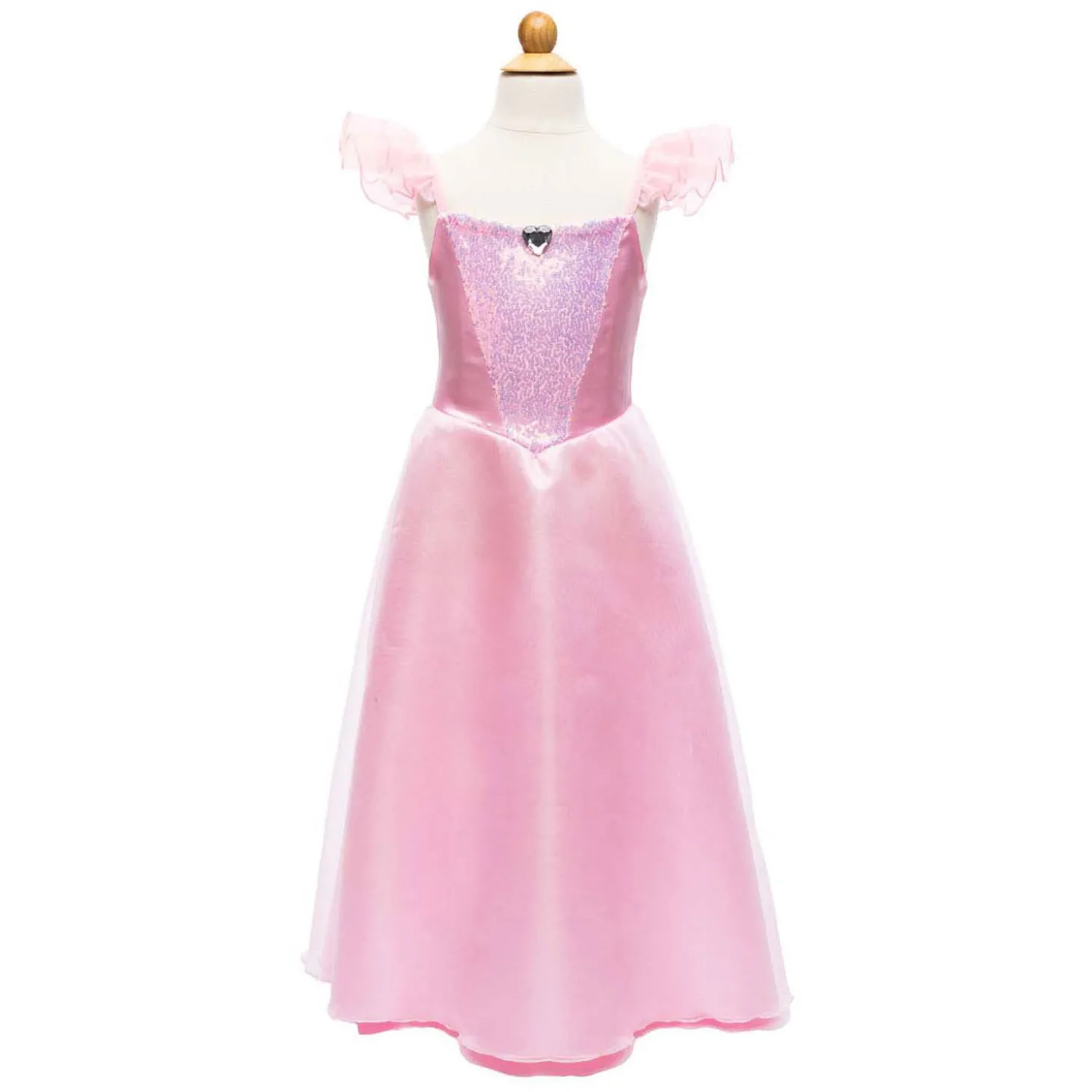 Verkleedjurk Prinses Roze - 5-6 Jaar