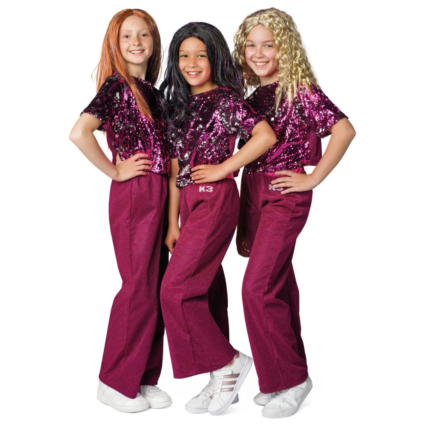 Verkleedpak K3 Roze, 9-11 jaar