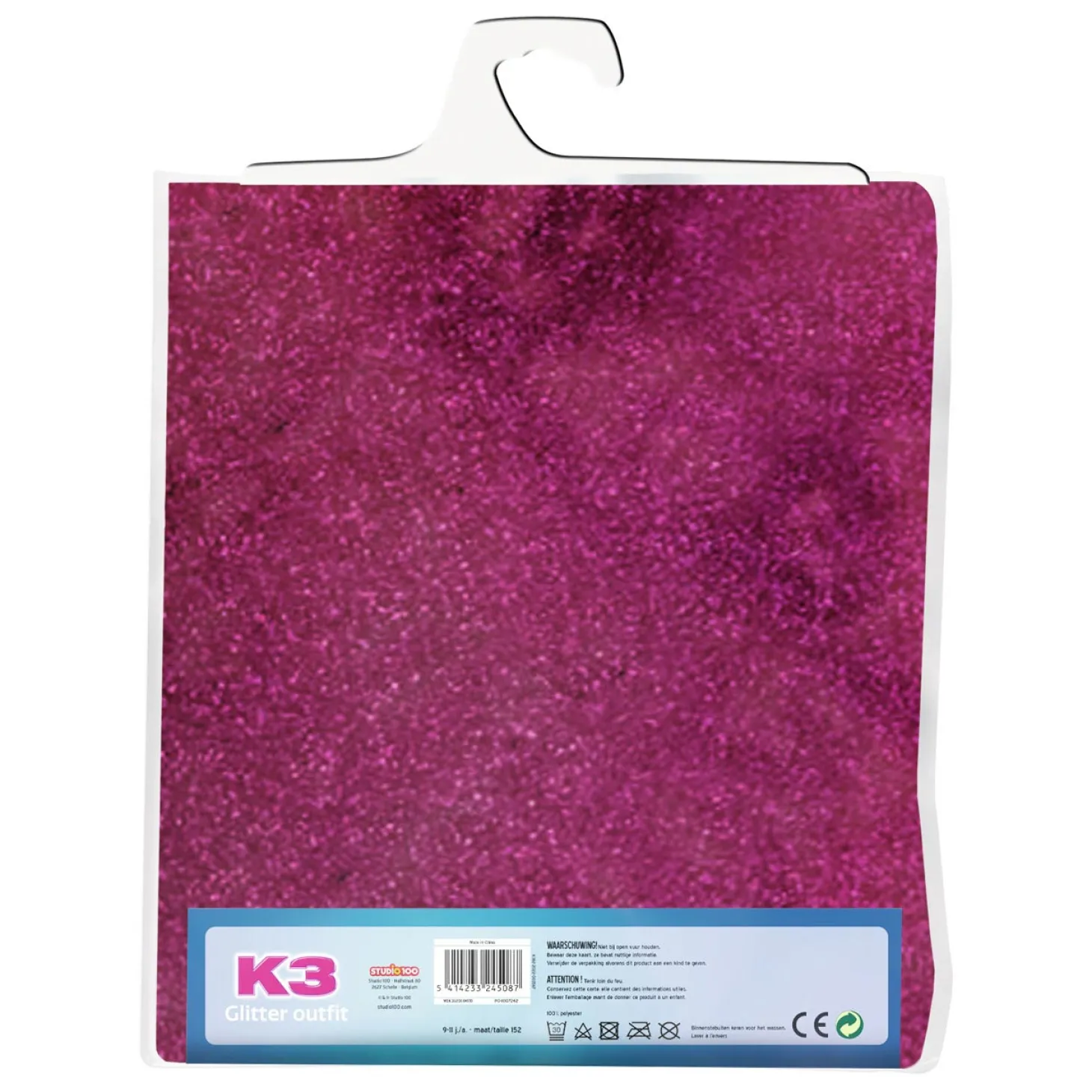 Verkleedpak K3 Roze, 9-11 jaar