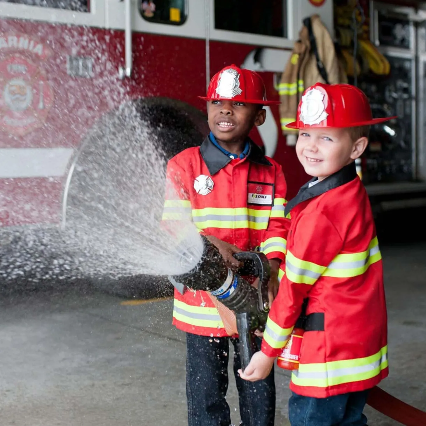 Verkleedset Brandweer met Accessoires, 5-6 jaar