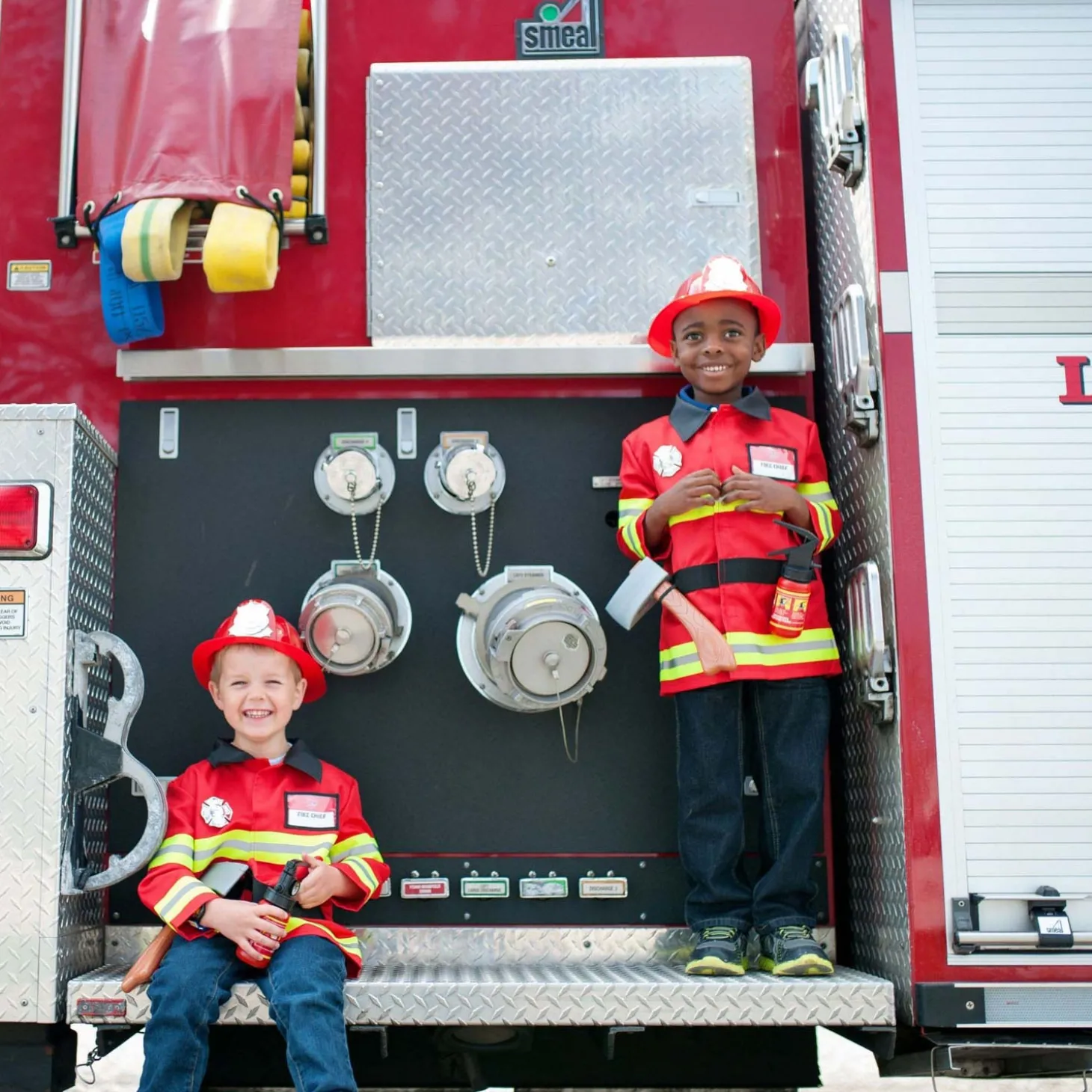 Verkleedset Brandweer met Accessoires, 5-6 jaar