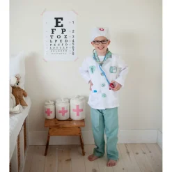 Verkleedset Dokter Groen met Accessoires, 5-6 jaar