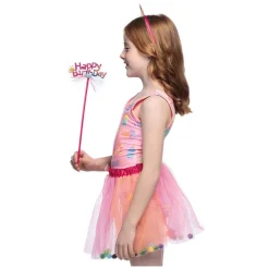 Verkleedset Fee Roze Happy Birthday