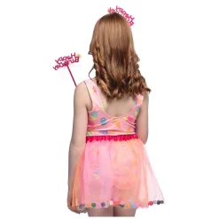 Verkleedset Fee Roze Happy Birthday