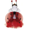 Verkleedset Lieveheersbeestje Glitter, 4-6 jaar