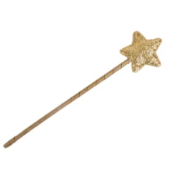 Verkleedset Vlinder Goud met Staf, 4-6 jaar