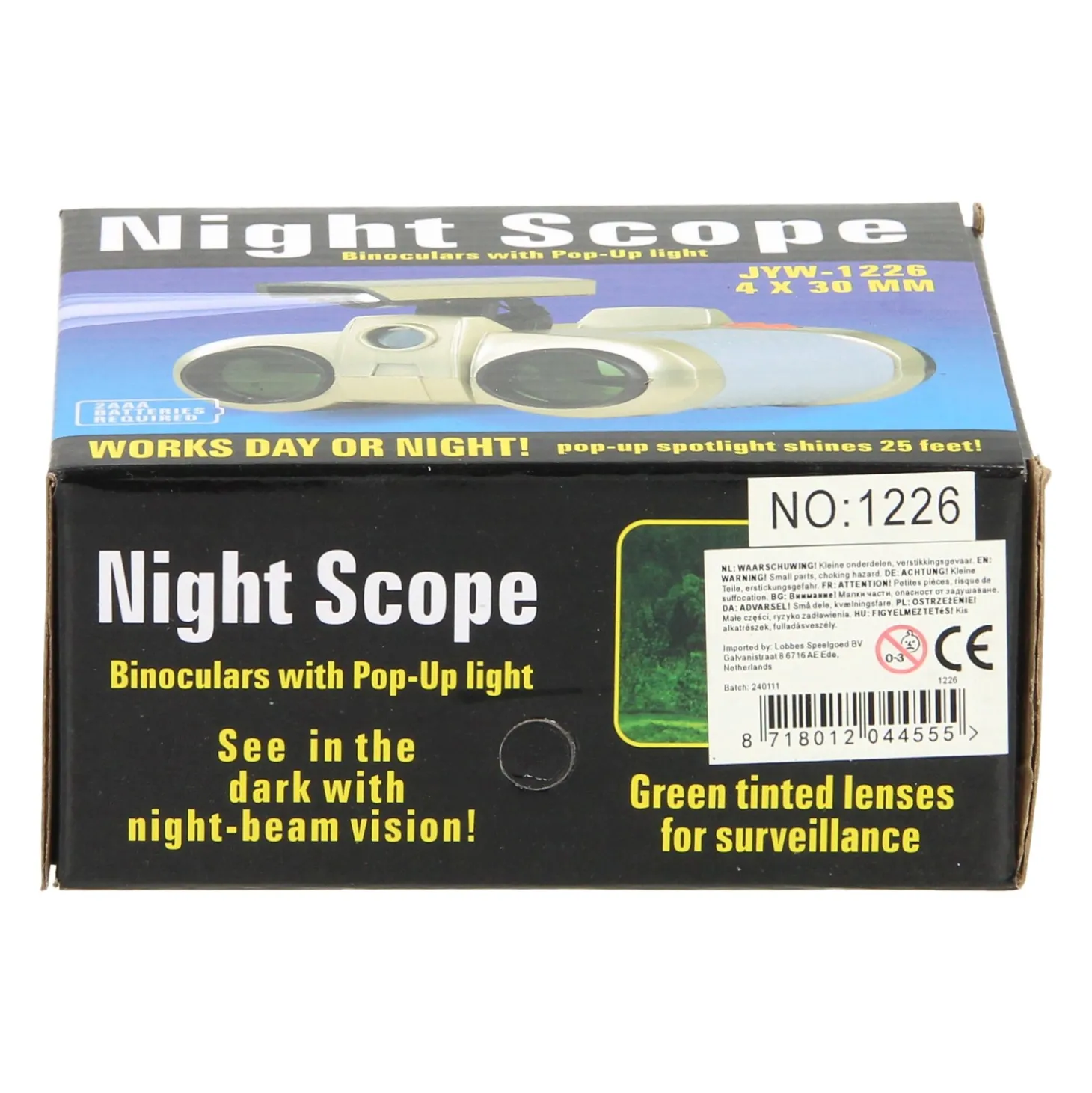 Verrekijker met Nachtvisie en Pop-up Licht