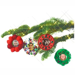 Versier je eigen Houten Fotolijst Kersthanger, Set van 12 stuks