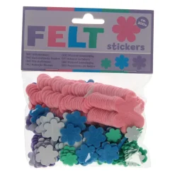 Viltstickers - Bloemen, 200st.