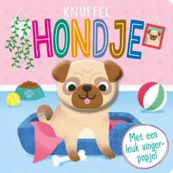 Vingerpopboekje - Knuffel Hondje