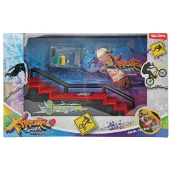 Vingerskateboard of BMX Fiets met Skatebaan