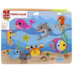 Visspel Hout, 30x22cm