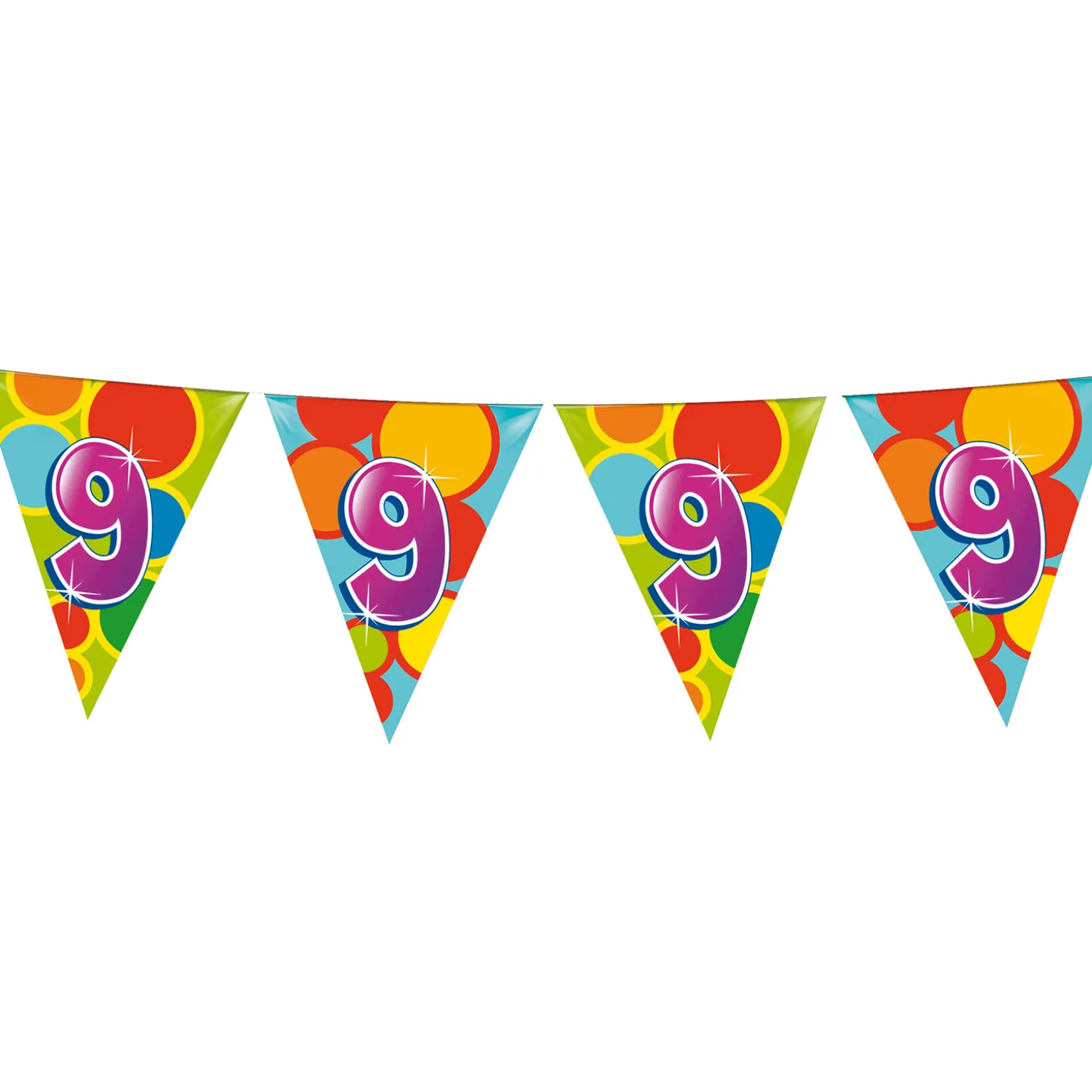 Vlaggenlijn 9 Jaar, 10mtr.