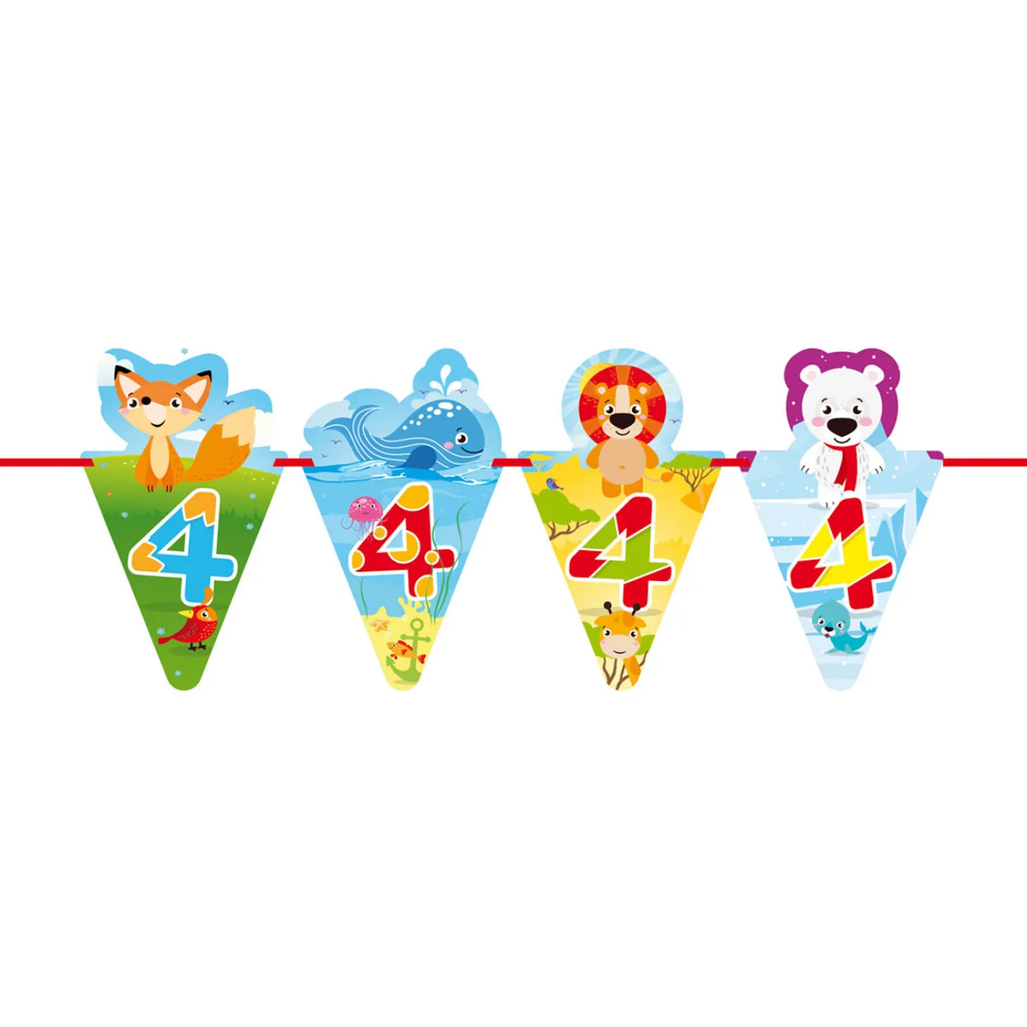 Vlaggenlijn Dieren - 4 jaar