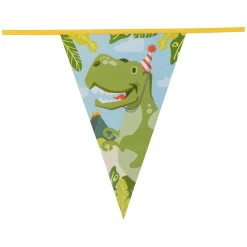 Vlaggenlijn Dino Party, 6mtr.