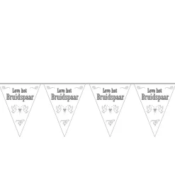 Vlaggenlijn Leve het Bruidspaar, 10mtr.