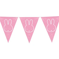 Vlaggenlijn Nijntje Roze, 10mtr.