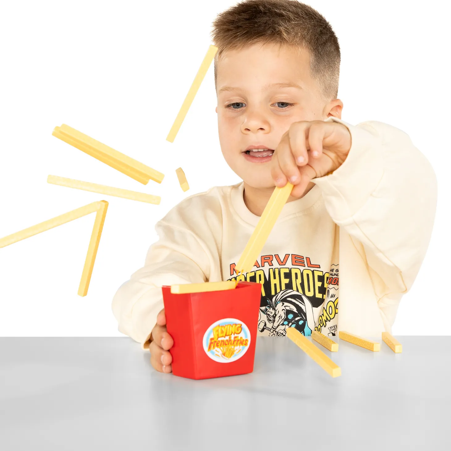 Vliegende Franse Frietjes Kinderspel