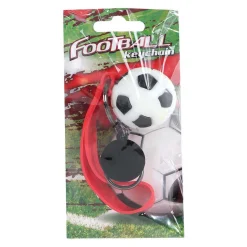Voetbal Sleutelhanger met Koord en Clip