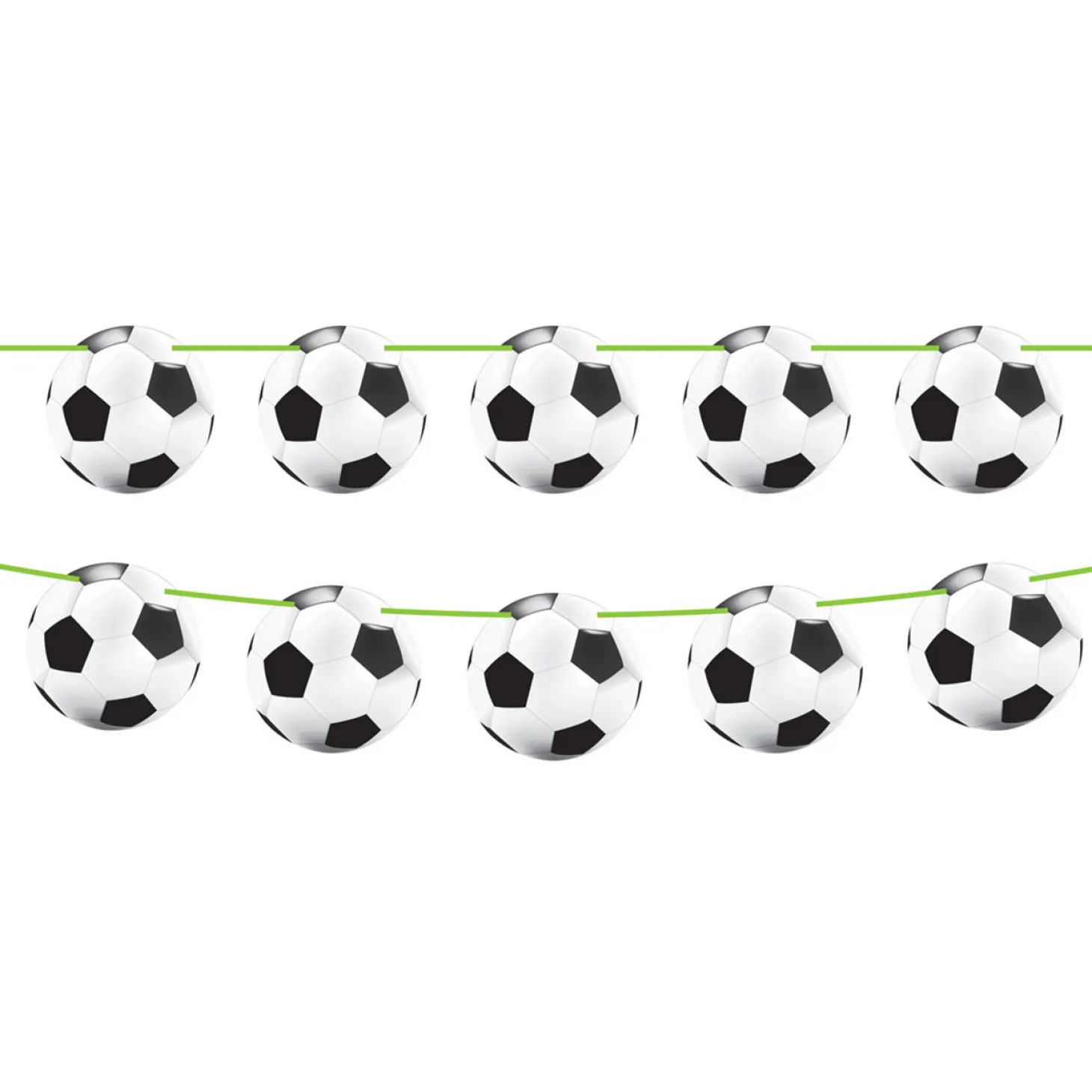 Voetbal Vlaggenlijn, 6mtr.