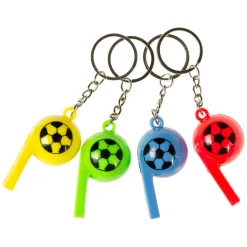 Voetbalfluitje aan Sleutelhanger