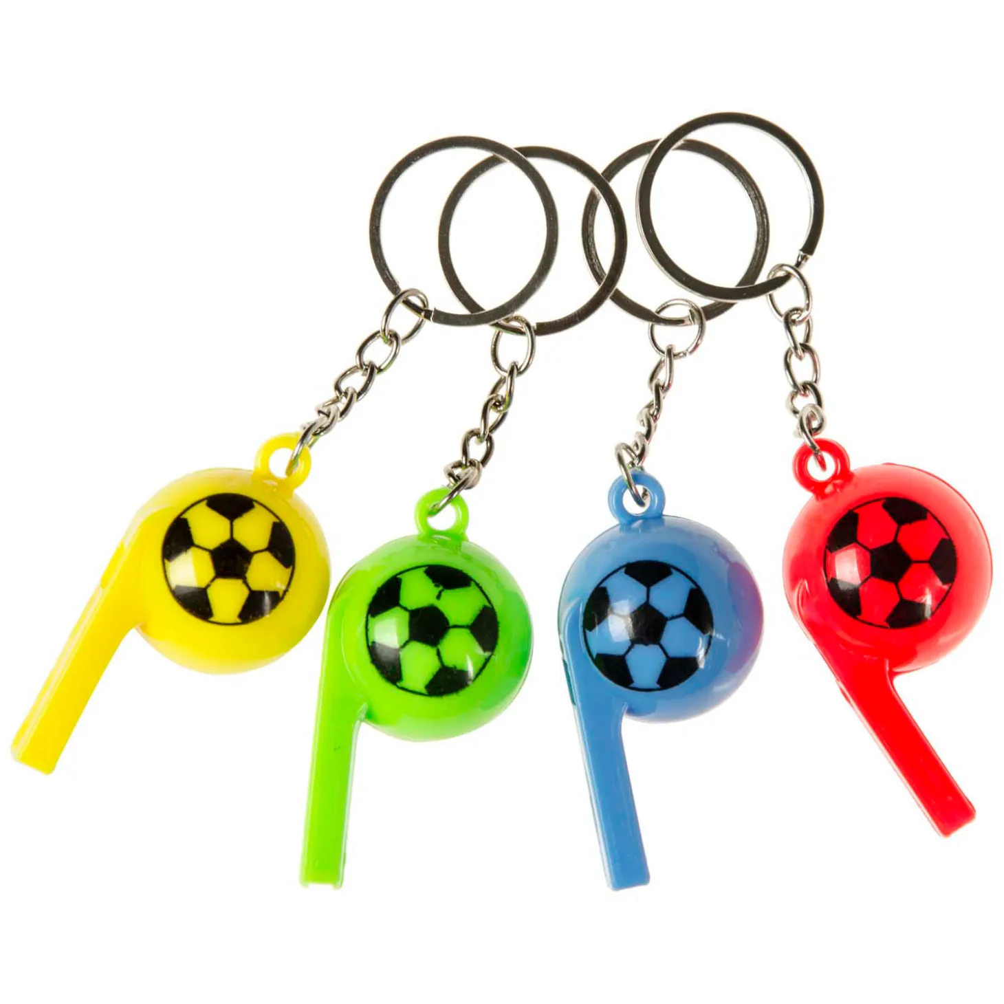 Voetbalfluitje aan Sleutelhanger