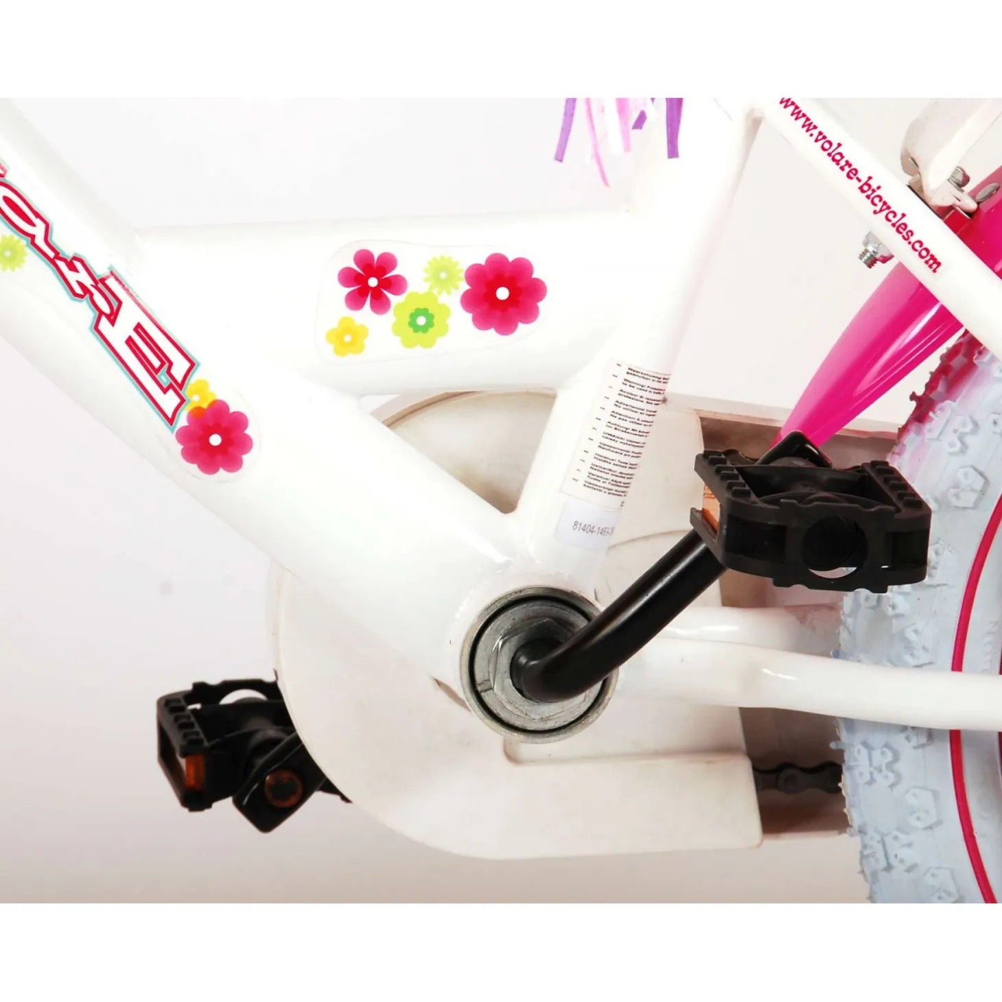 Volare Ashley Fiets - 14 inch - Wit