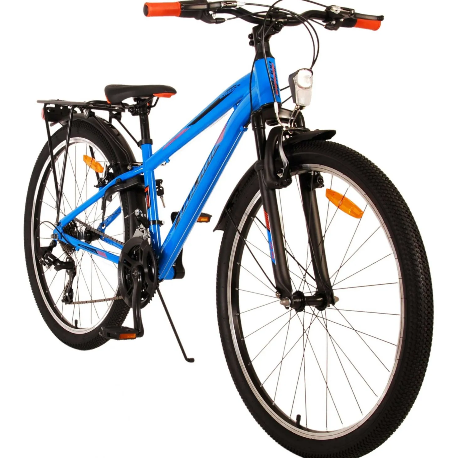 Volare Cross Fiets - 26" - Blauw - 18 versnellingen - Twee h