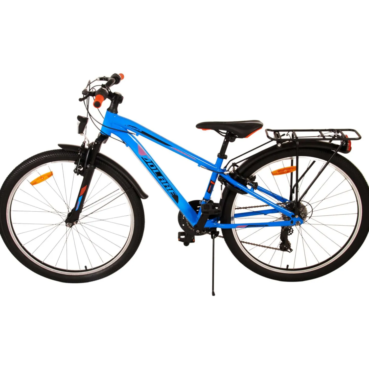 Volare Cross Fiets - 26" - Blauw - 18 versnellingen - Twee h