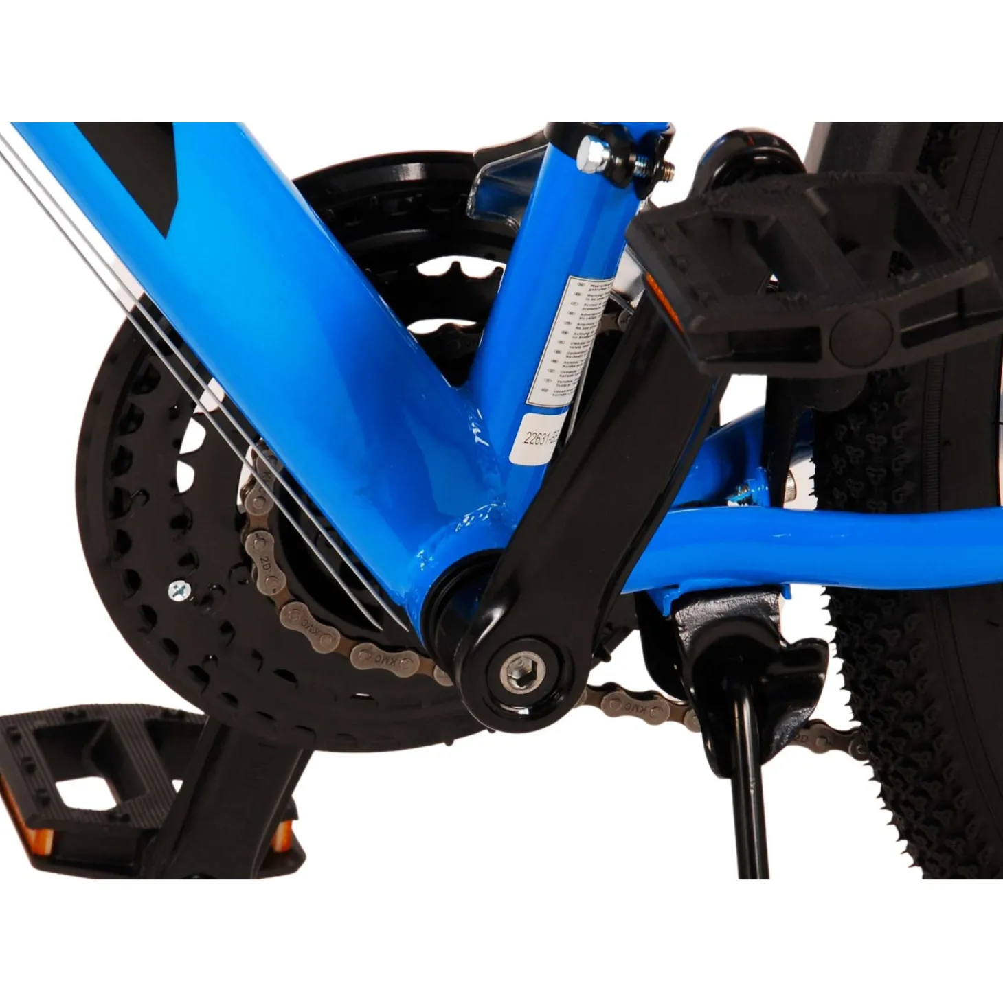 Volare Cross Fiets - 26" - Blauw - 18 versnellingen - Twee h