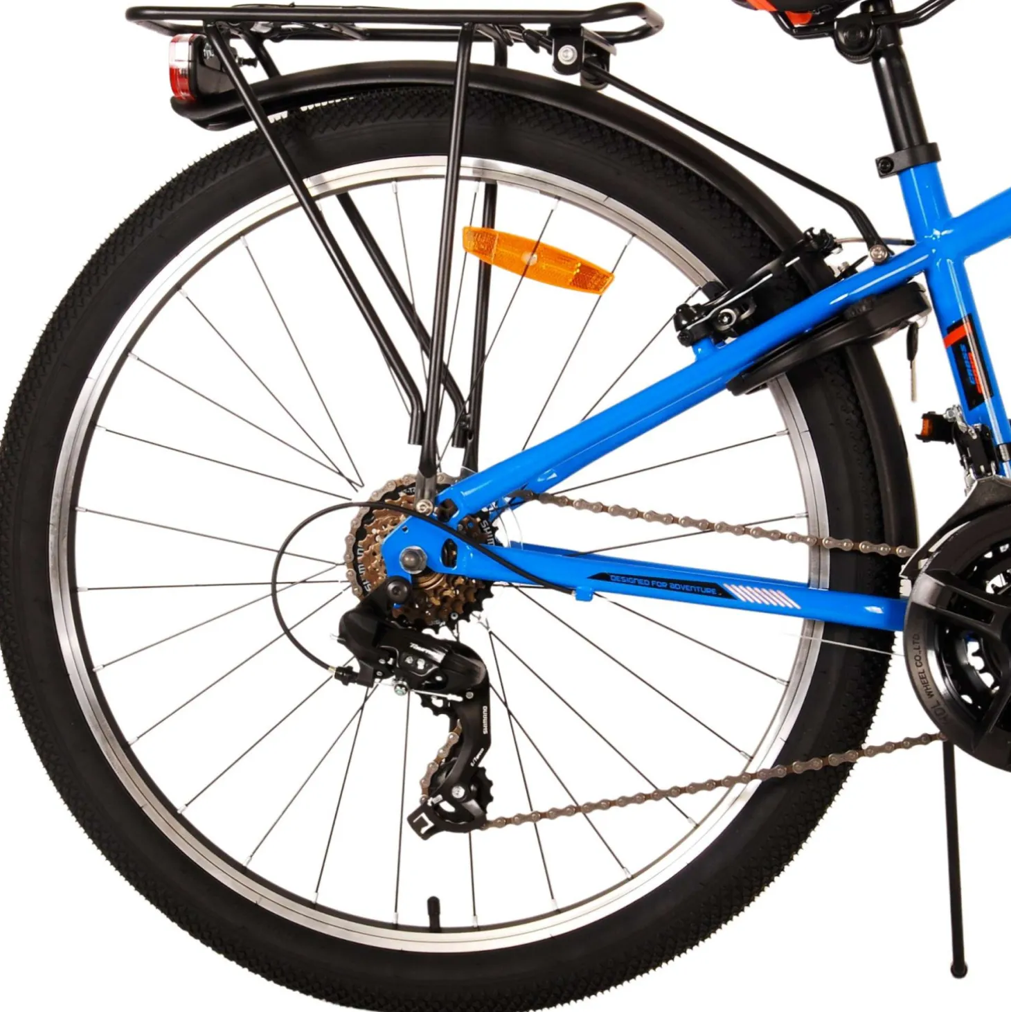 Volare Cross Fiets - 26" - Blauw - 18 versnellingen - Twee h