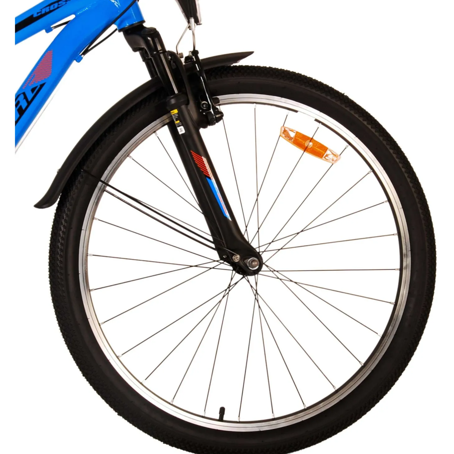 Volare Cross Fiets - 26" - Blauw - 18 versnellingen - Twee h