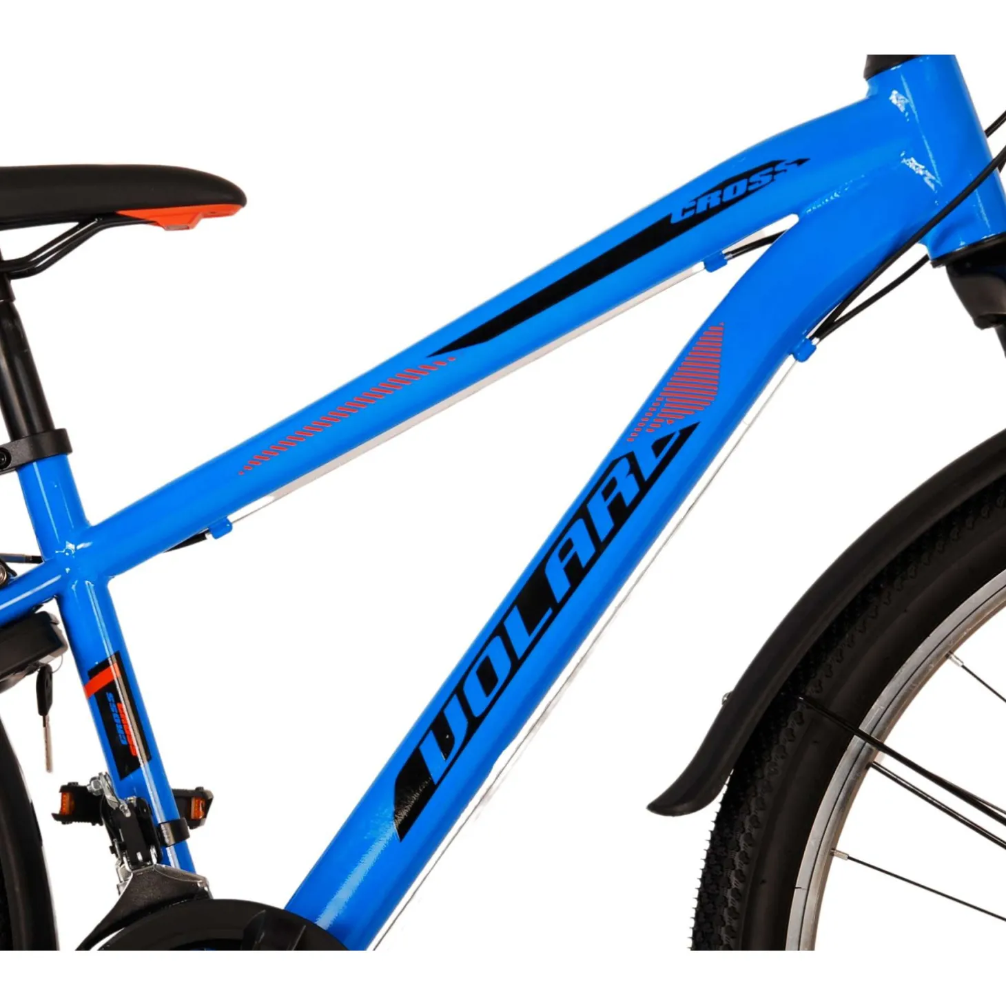 Volare Cross Fiets - 26" - Blauw - 18 versnellingen - Twee h
